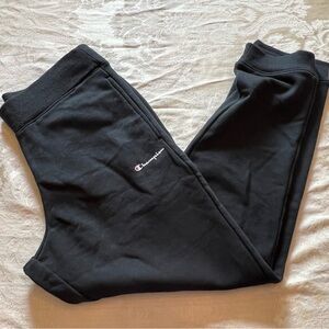 Youth Boys Black Champion Joggers Cotton